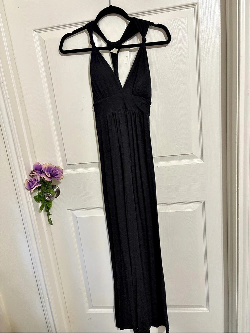 Cush Black Maxi Dress Size Small Like New